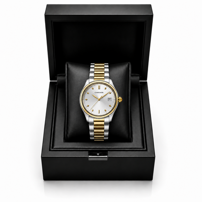 Cartier Two-Tone Silver & Gold Luxury Watch