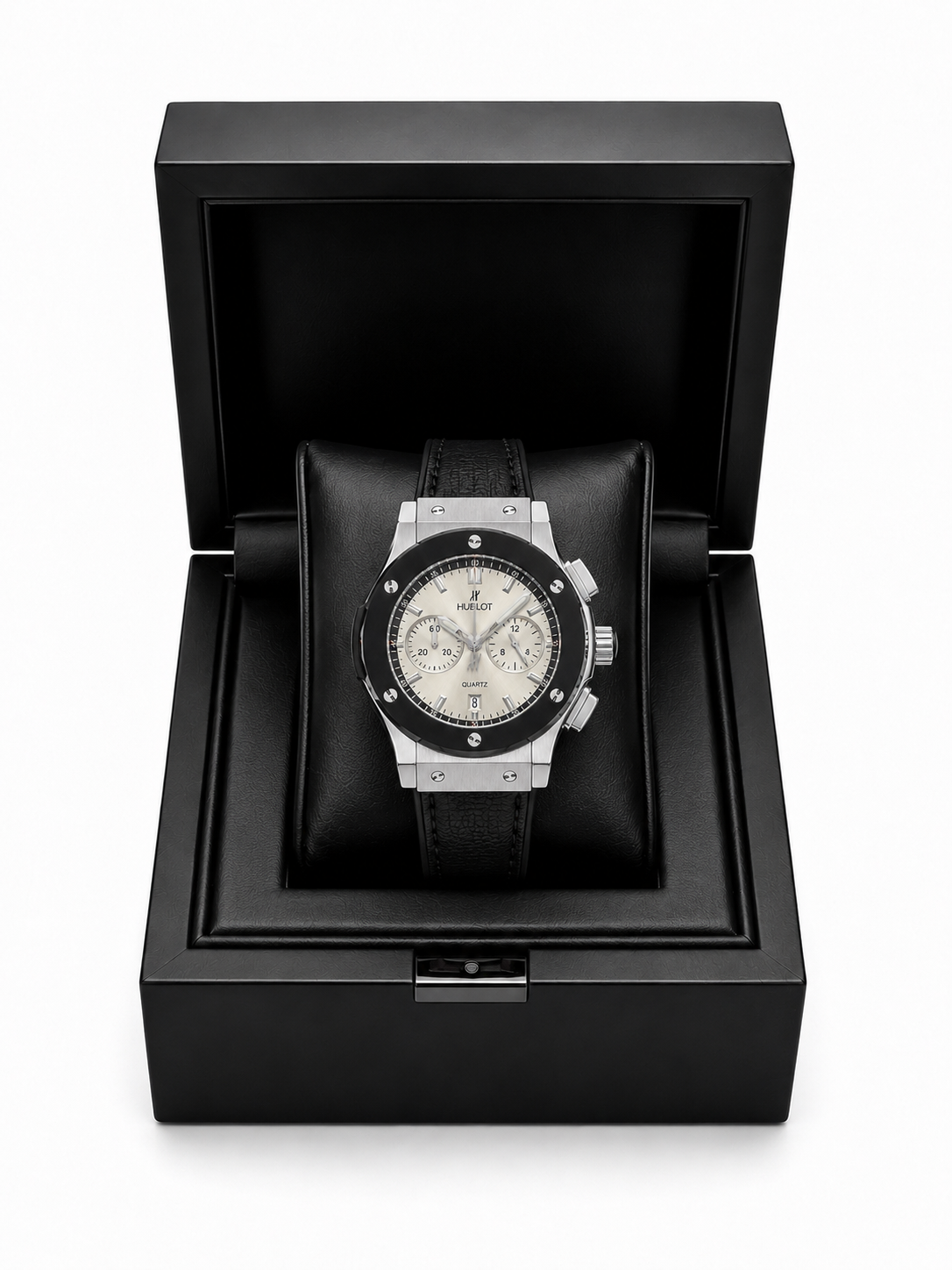 Hublot Classic Fusion Silver Chronograph Watch