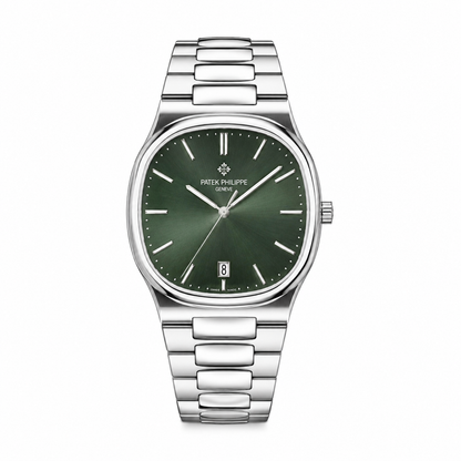 Patek Philippe Nautilus Green Dial Stainless Steel Luxury Watch