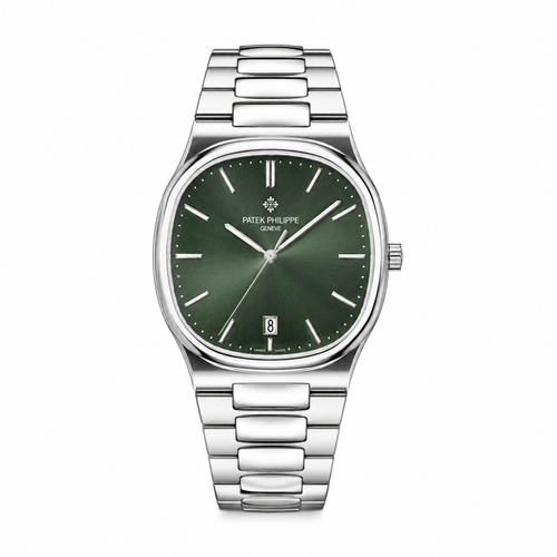 Patek Philippe Nautilus Green Dial Stainless Steel Luxury Watch