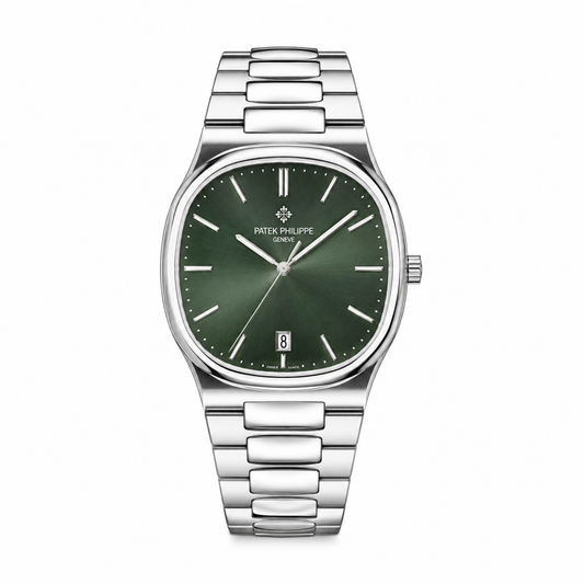 Patek Philippe Nautilus Green Dial Stainless Steel Luxury Watch