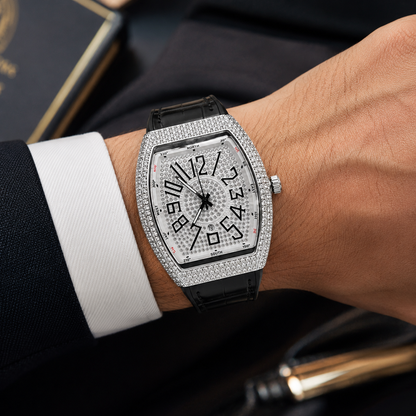 Franck Muller Vanguard Compass Display Silver Dial Premium Date Watch