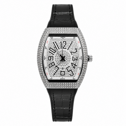 Franck Muller Vanguard Compass Display Silver Dial Premium Date Watch
